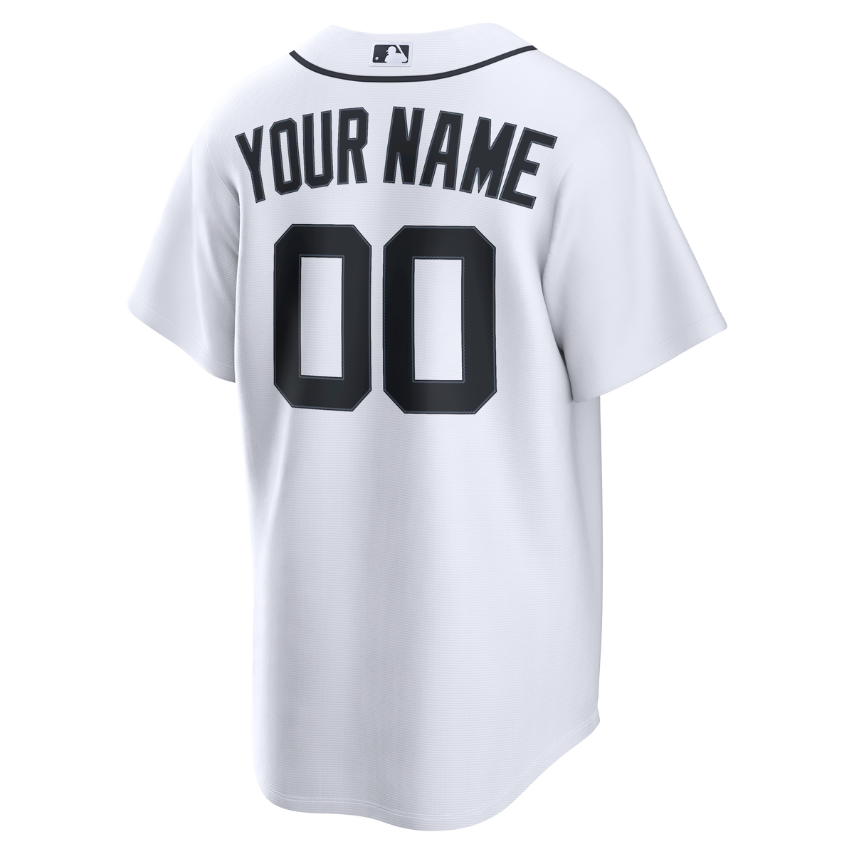 Detroit Tigers Nike White Home Replica Custom Jersey