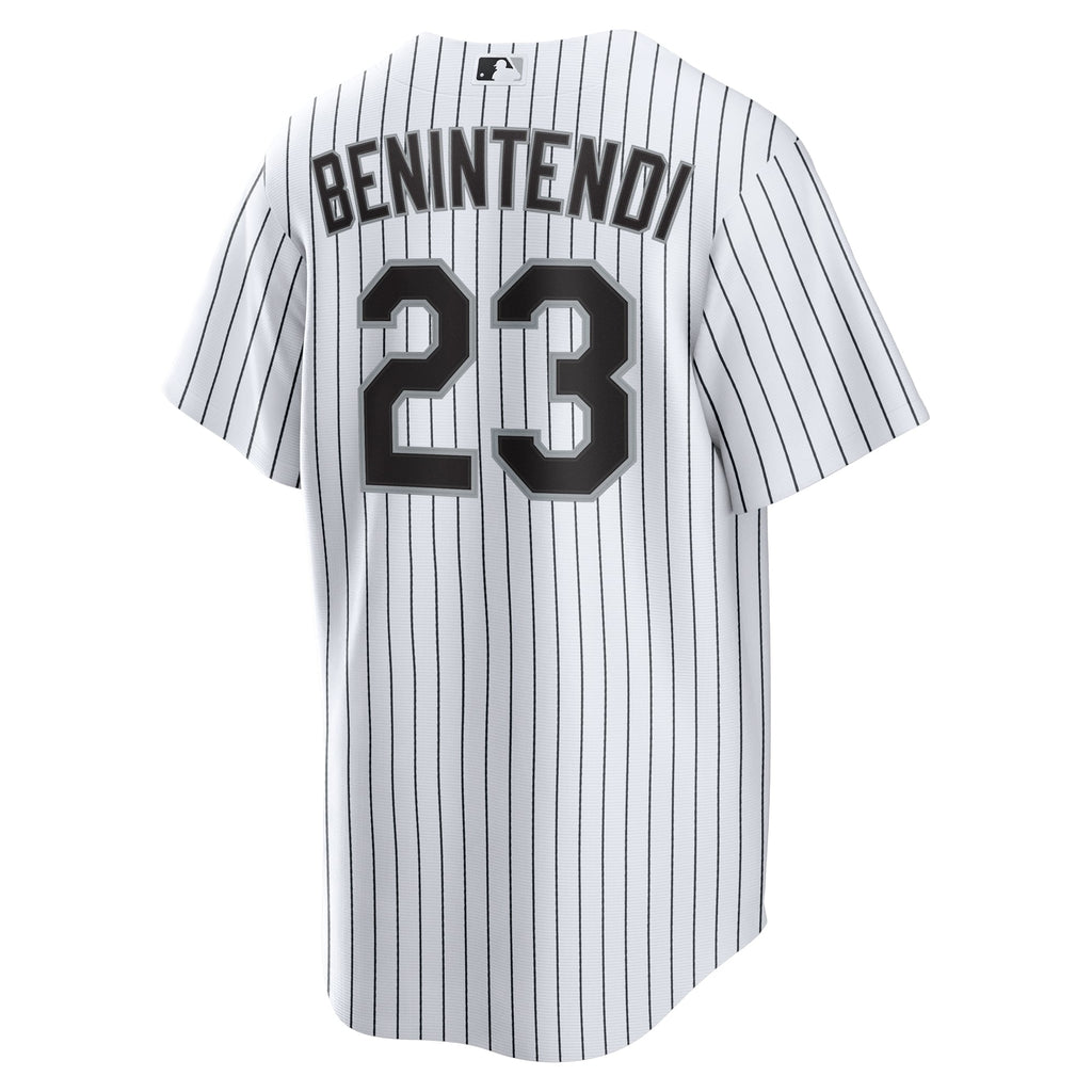 Chicago White Sox Andrew Benintendi Nike White/Black Home Official Player Jersey
