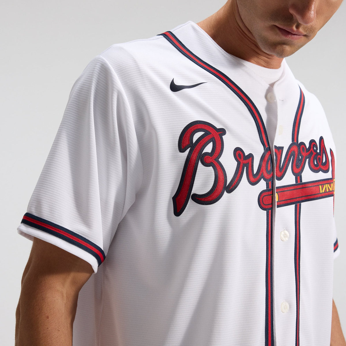 Atlanta Braves Nike White Home Replica Team Jersey