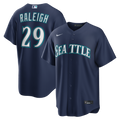 Seattle Mariners Cal Raleigh Nike Navy Road Replica Jersey