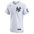 New York Yankees Derek Jeter Nike White Home 2020 Hall of Fame Induction Patch Elite Player Jersey