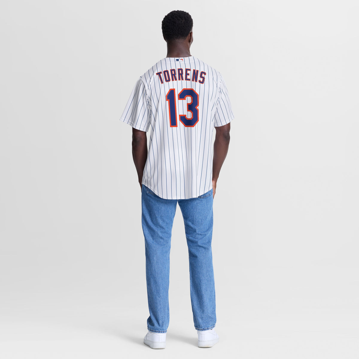 New York Mets Luis Torrens Nike White Home Replica Jersey