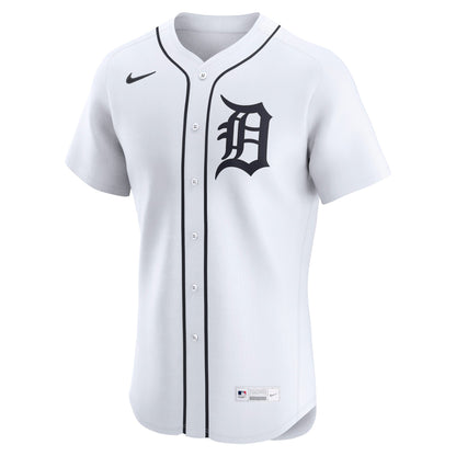 Detroit Tigers Nike White Home Elite Jersey