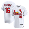 St. Louis Cardinals Nolan Gorman Nike White Home Limited Player Jersey