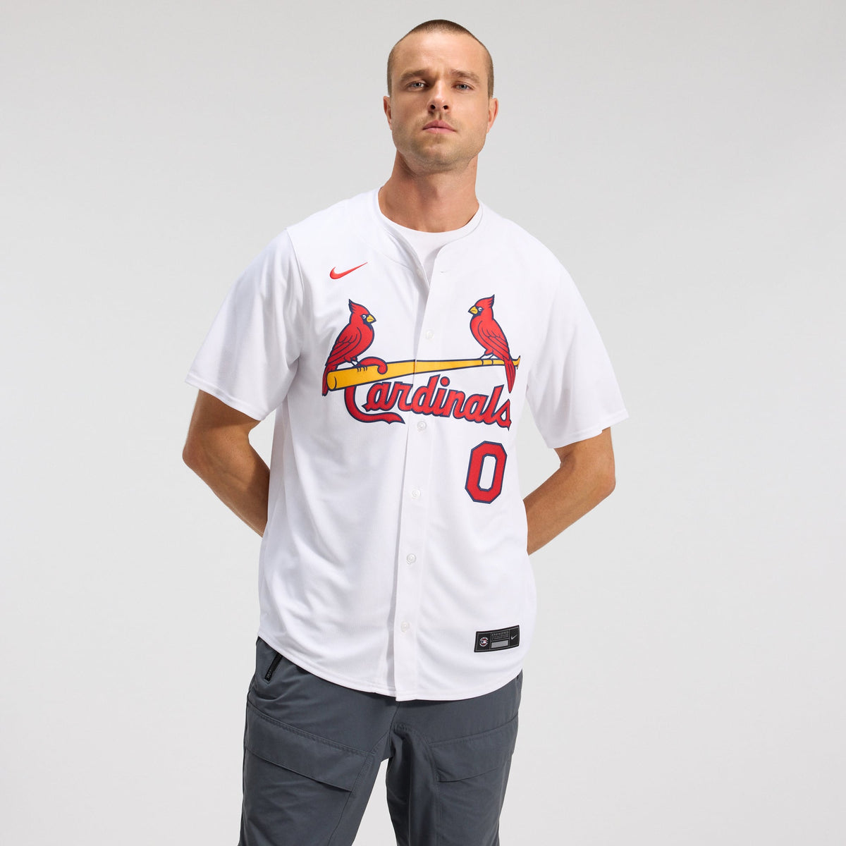 St. Louis Cardinals Masyn Winn Nike White Home Limited Jersey