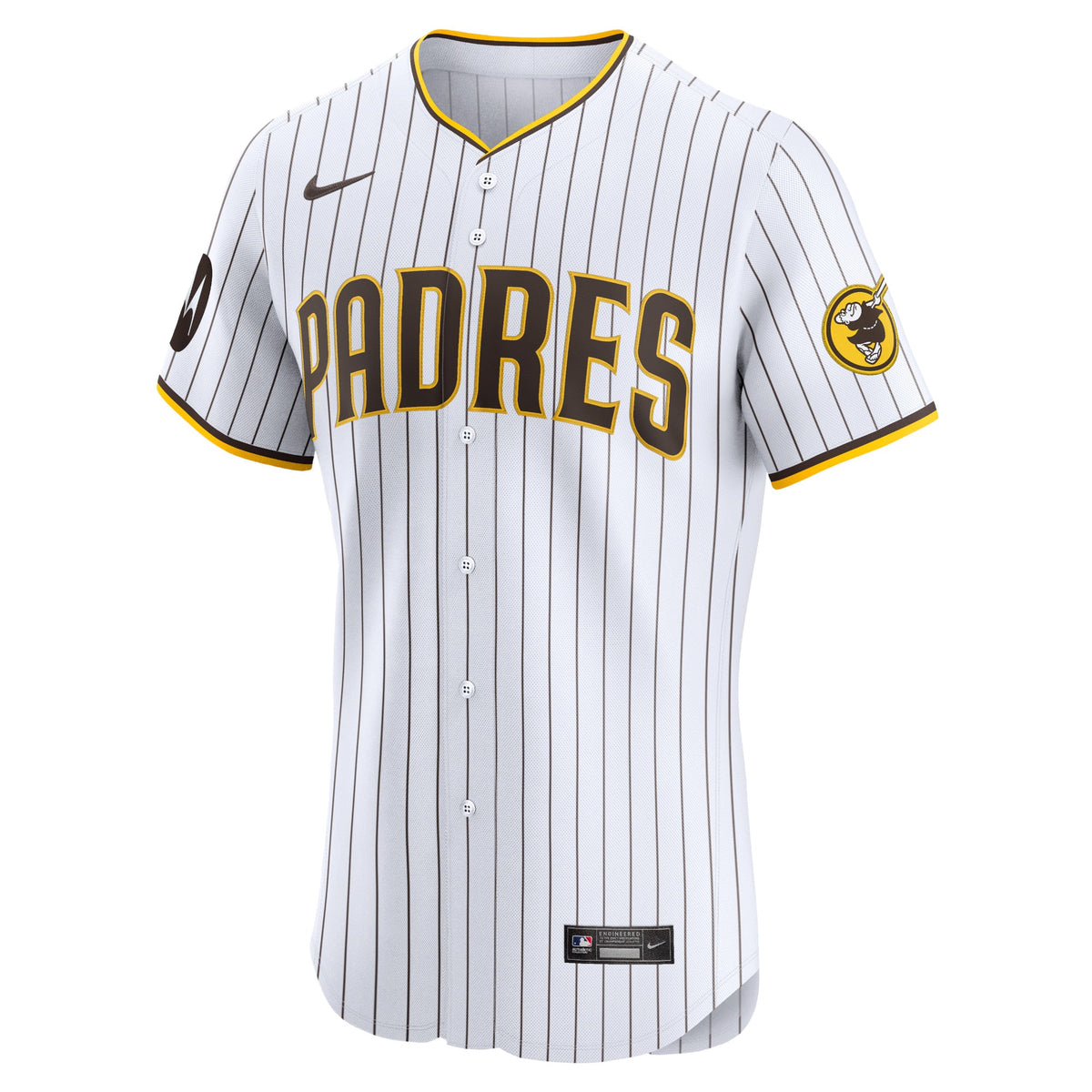 San Diego Padres Tony Fernández Nike White Home Elite Sponsor Patch Player Jersey