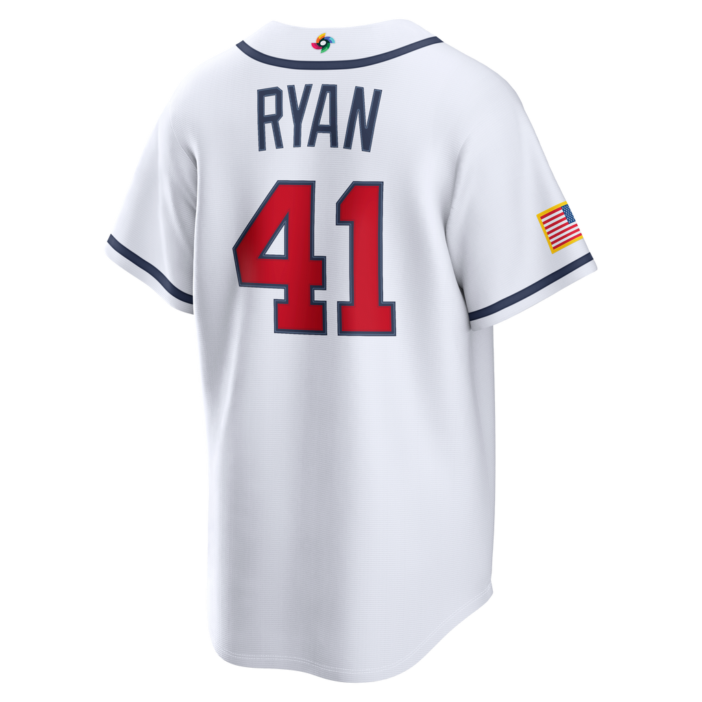 USA Baseball Joe Ryan Nike White 2026 World Baseball Classic Home Stadium Jersey
