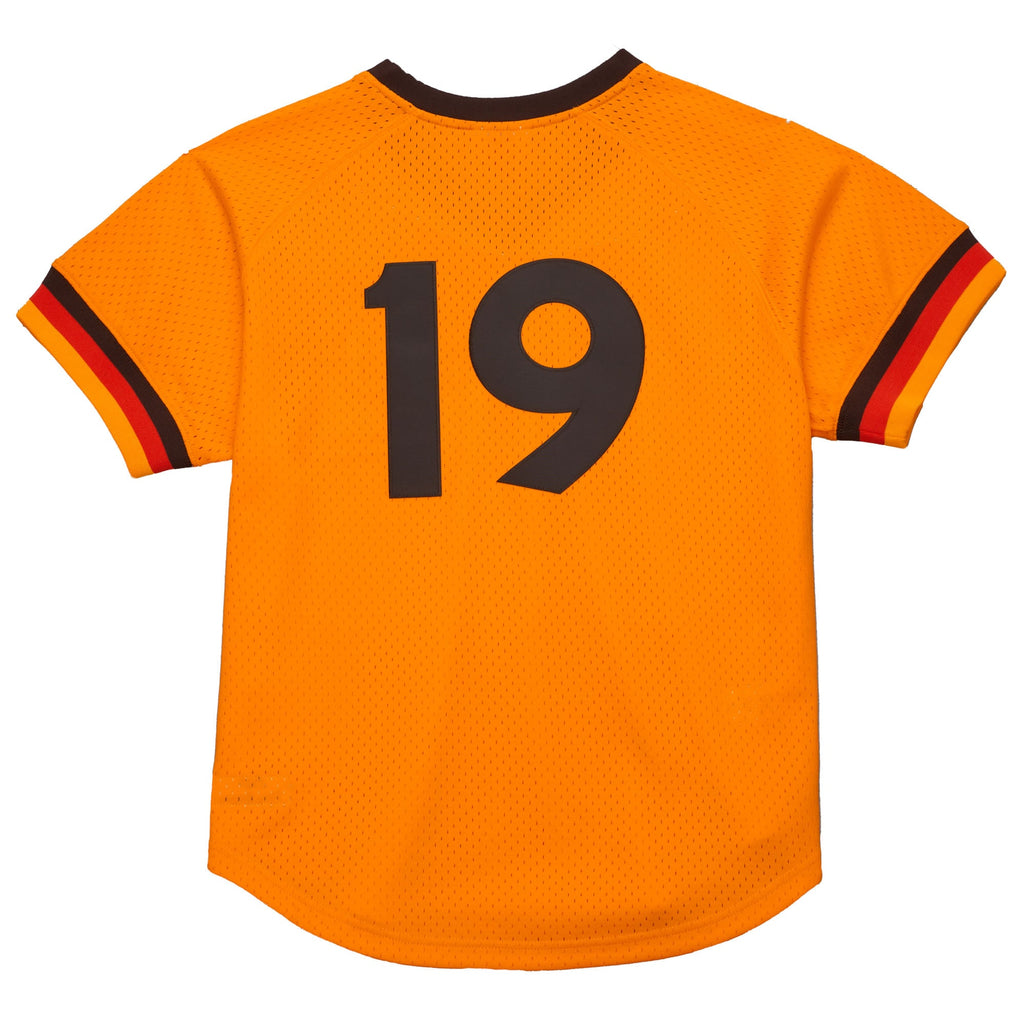 San Diego Padres Tony Gwynn Mitchell & Ness Gold Big & Tall Cooperstown Mesh Batting Practice Jersey