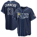 2026 All-Star Game Tampa Bay Rays Junior Caminero Nike Navy Replica Jersey