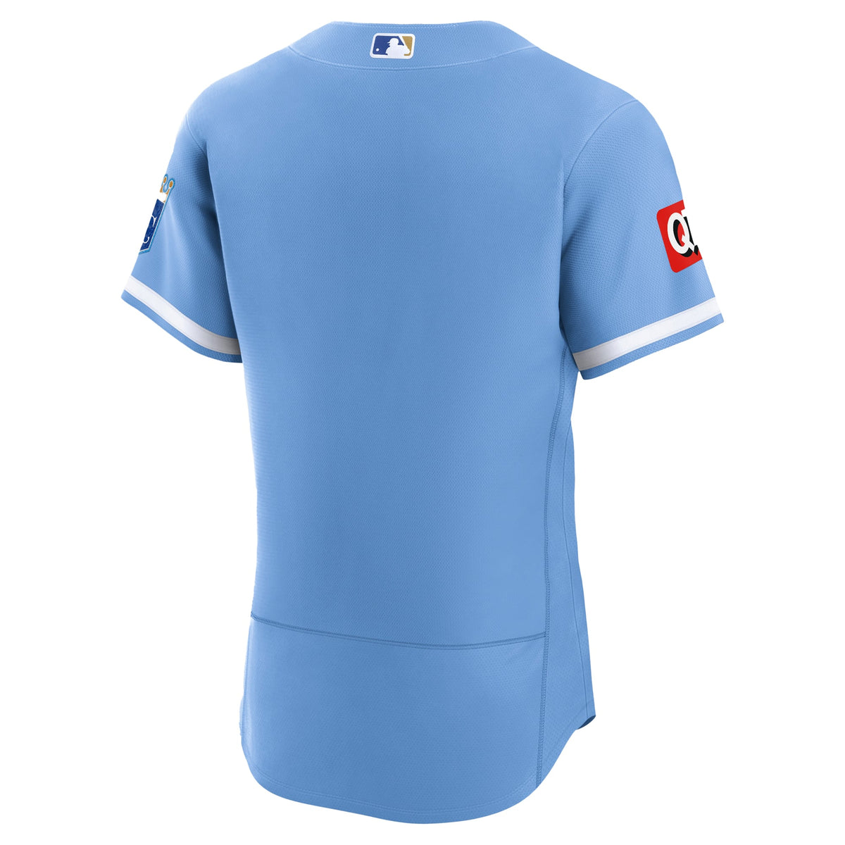 Kansas City Royals Nike Light Blue Alternate Sponsor Patch Authentic Jersey