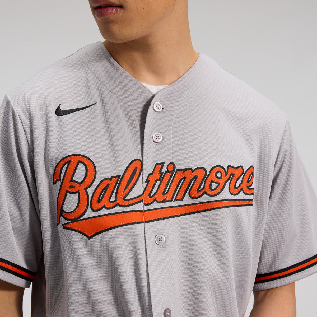 Baltimore Orioles Nike Gray Road Replica Team Jersey