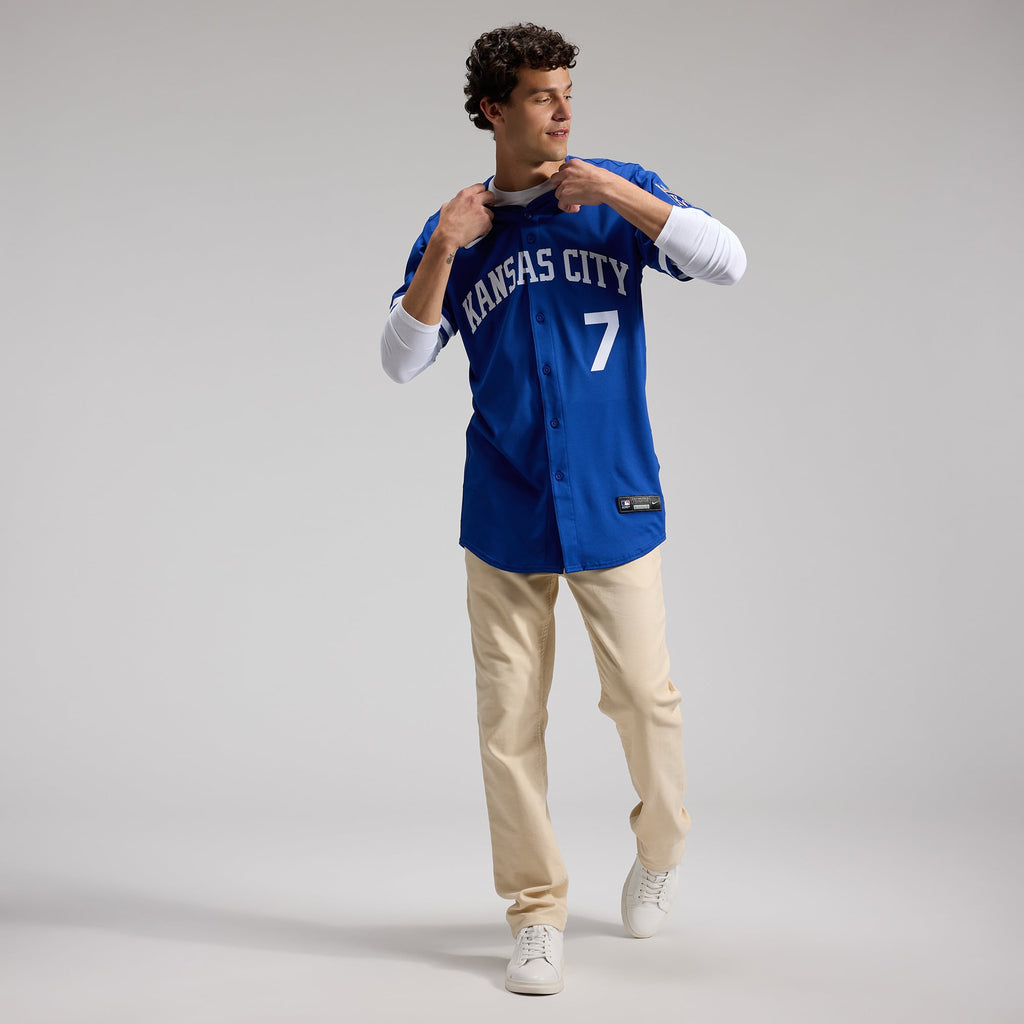 Kansas City Royals Bobby Witt Jr. Nike Royal Alternate 2 Elite Player Jersey