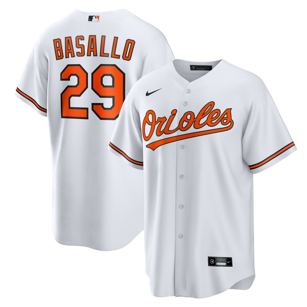 Baltimore Orioles Samuel Basallo Nike White Replica Player Jersey