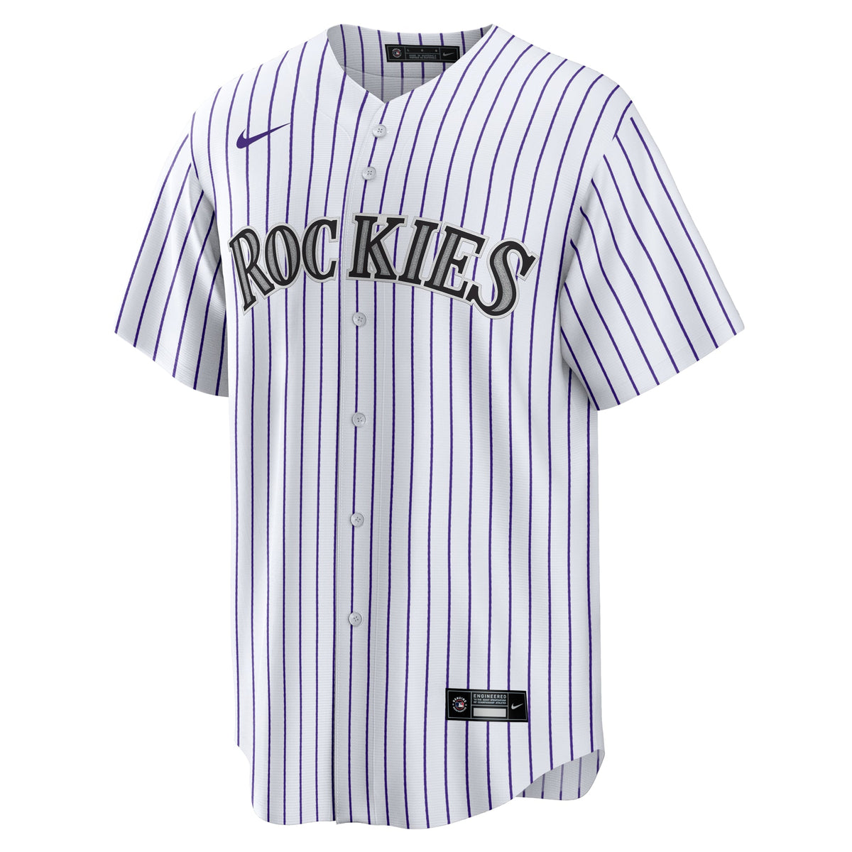 Colorado Rockies Nike White #1 Dad Home Replica Jersey