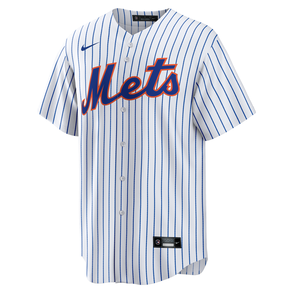 New York Mets Nike White Home Big & Tall Replica Jersey