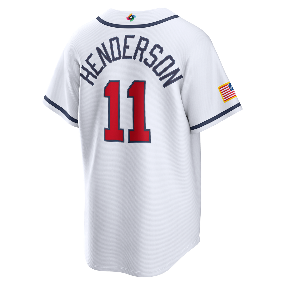 USA Baseball Gunnar Henderson Nike White 2026 World Baseball Classic Home Stadium Jersey