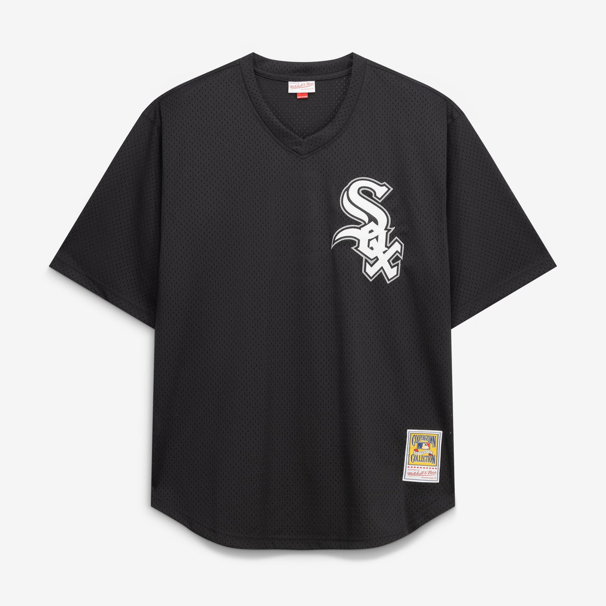 Chicago White Sox Bo Jackson Mitchell & Ness Black Cooperstown Collection Big & Tall Mesh Batting Practice Jersey