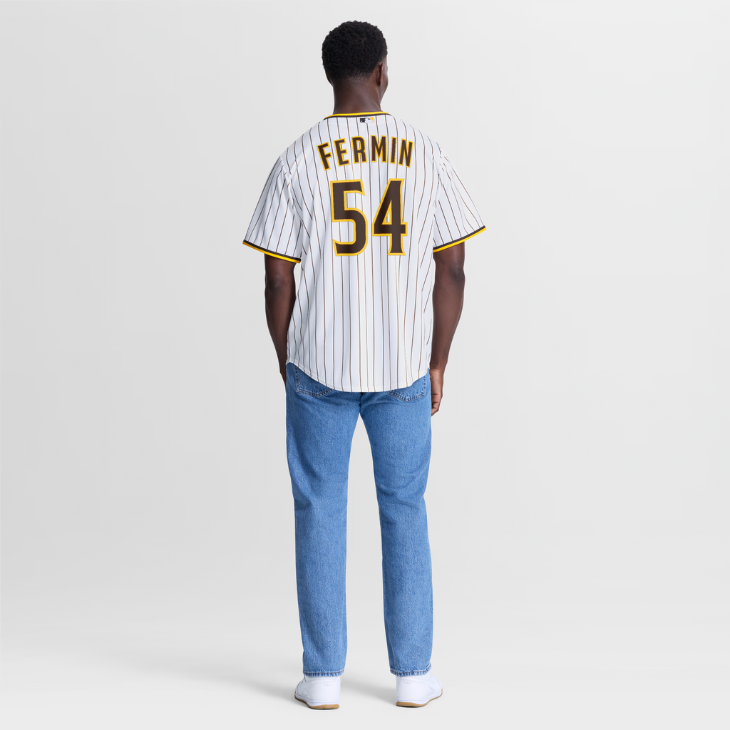 San Diego Padres Freddy Fermin Nike White Home Replica Jersey