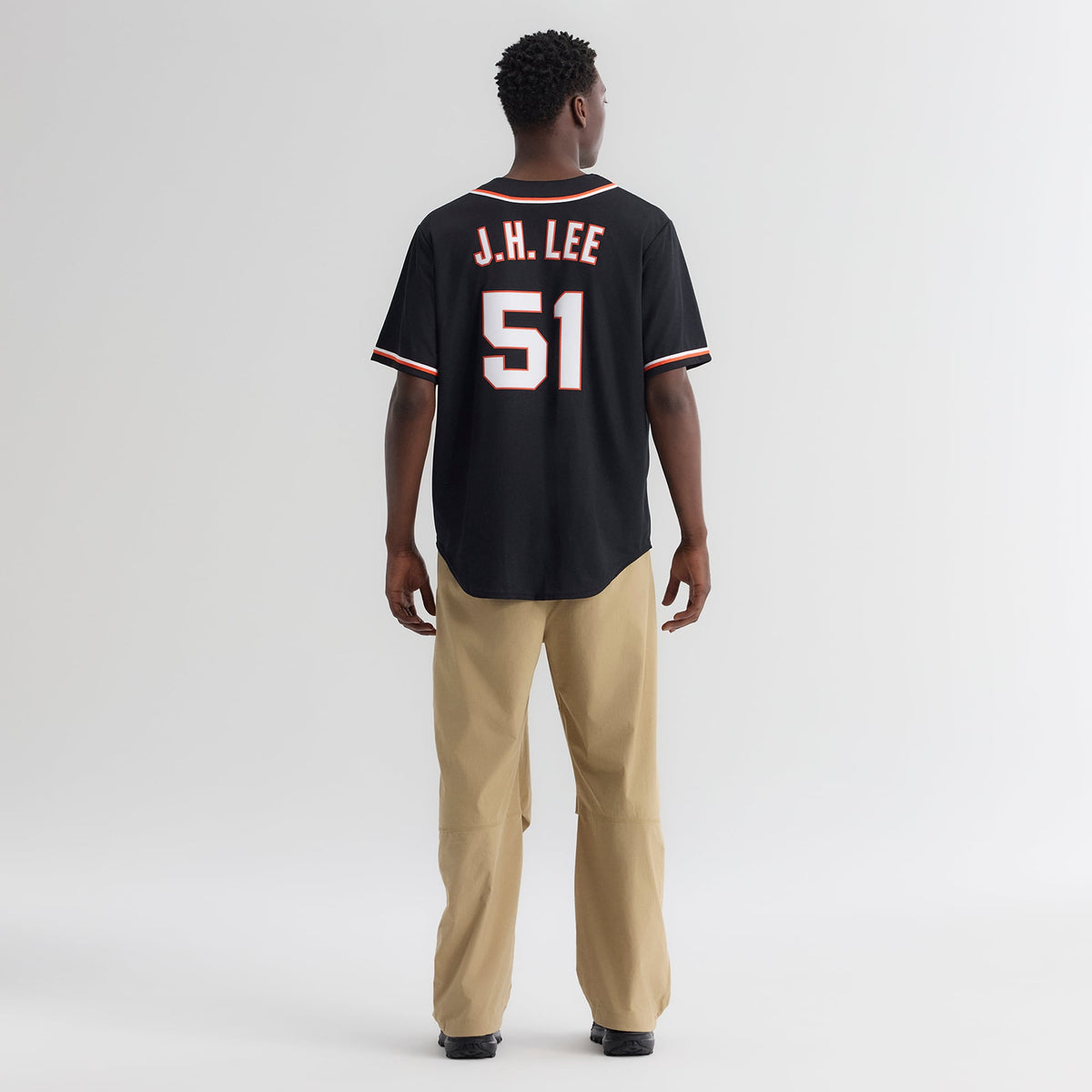 San Francisco Giants Jung Hoo Lee Nike Fashion Replica Black Out Jersey