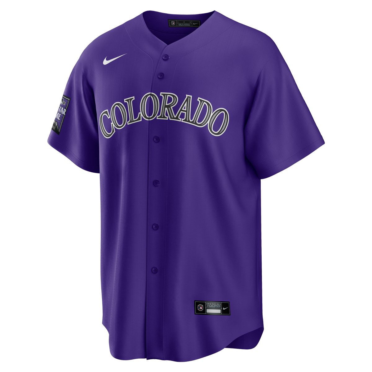 Colorado Rockies Nike Purple Alternate Replica Team Jersey