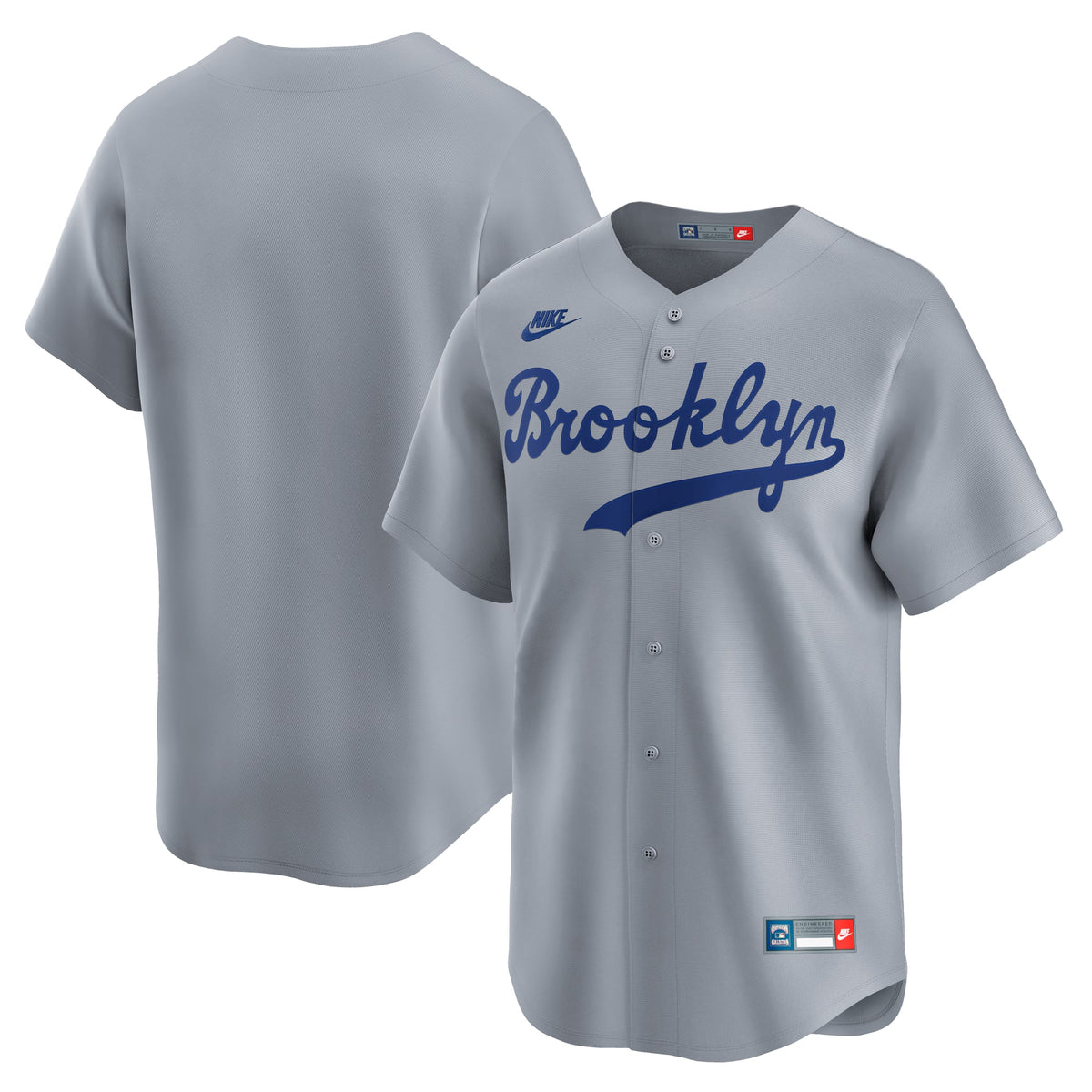 Brooklyn Dodgers Nike Gray Cooperstown Collection Limited Jersey