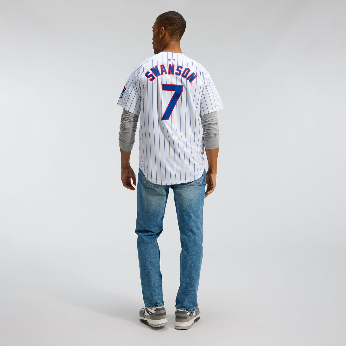 Chicago Cubs Dansby Swanson Nike White Home Limited Player Jersey