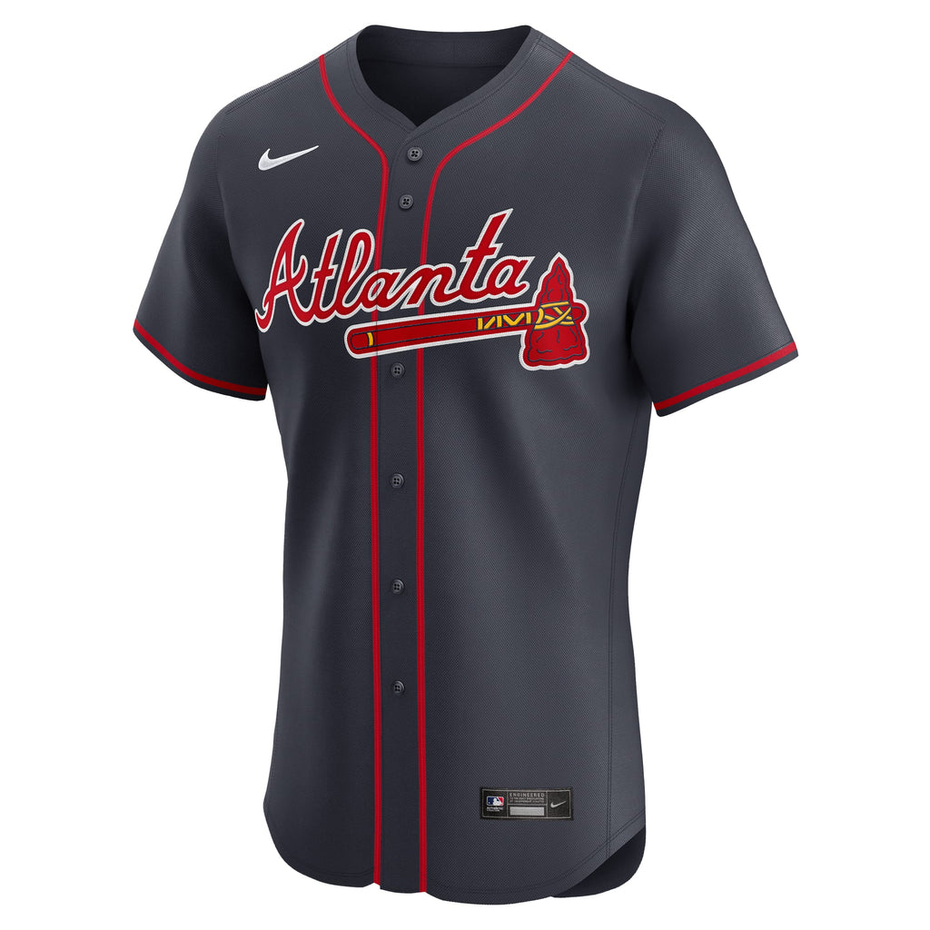 Atlanta Braves Nike Navy Alternate Elite Jersey