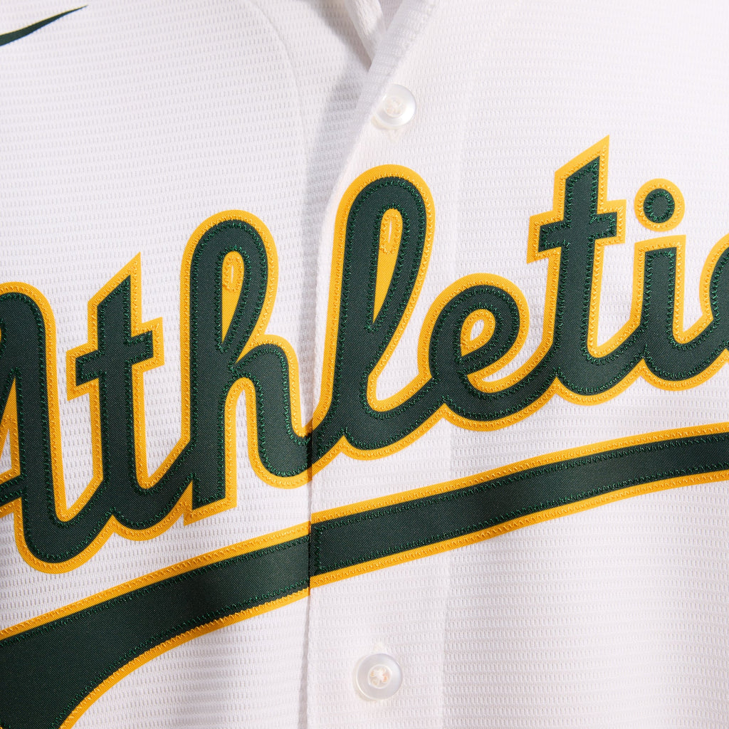 Athletics Nike White Home Replica Team Jersey
