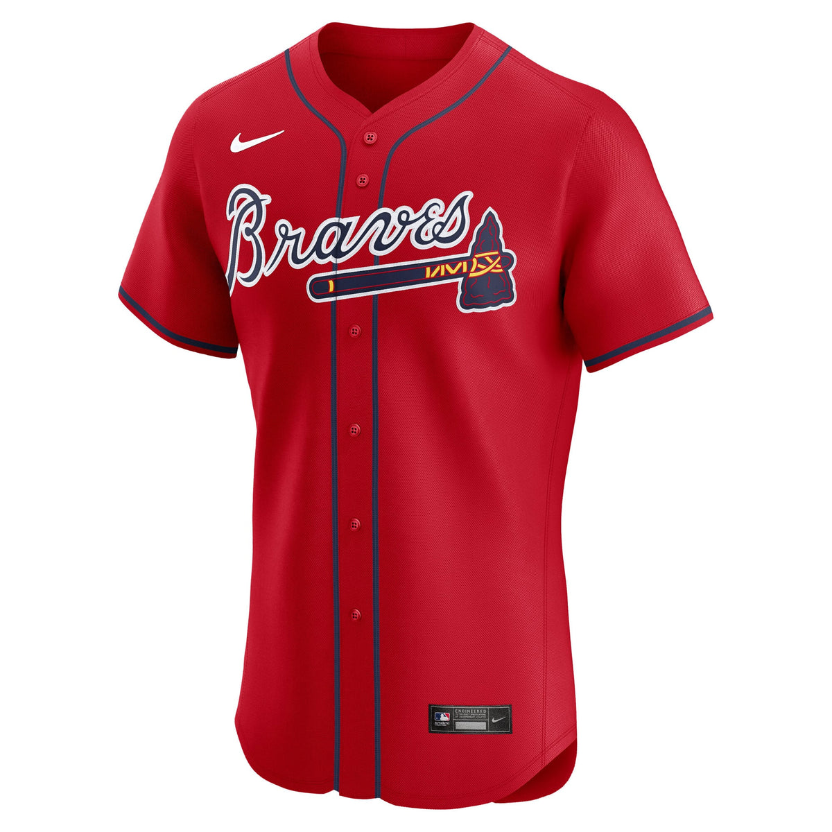 Atlanta Braves Nike Navy Alternate Elite Jersey