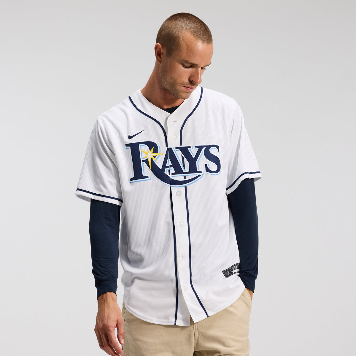 Tampa Bay Rays Yandy Díaz Nike White Home Replica Jersey