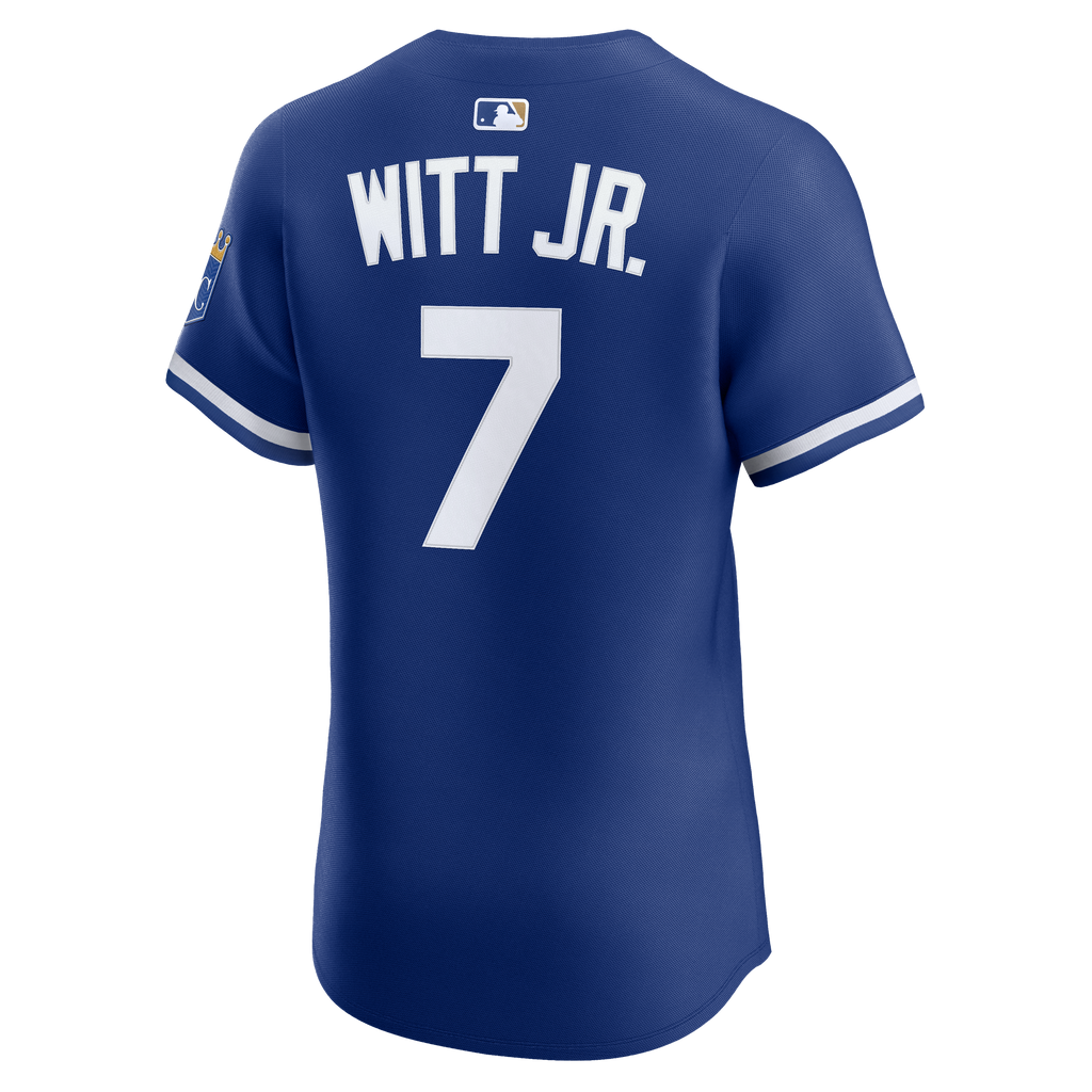 Kansas City Royals Bobby Witt Jr. Nike White Home Elite Player Jersey