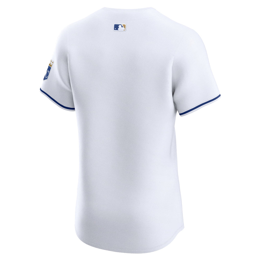 Kansas City Royals Nike Gray Road Vapor Premier Elite Patch Jersey