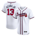 Atlanta Braves Ronald Acuña Jr. Nike White Home Elite Jersey