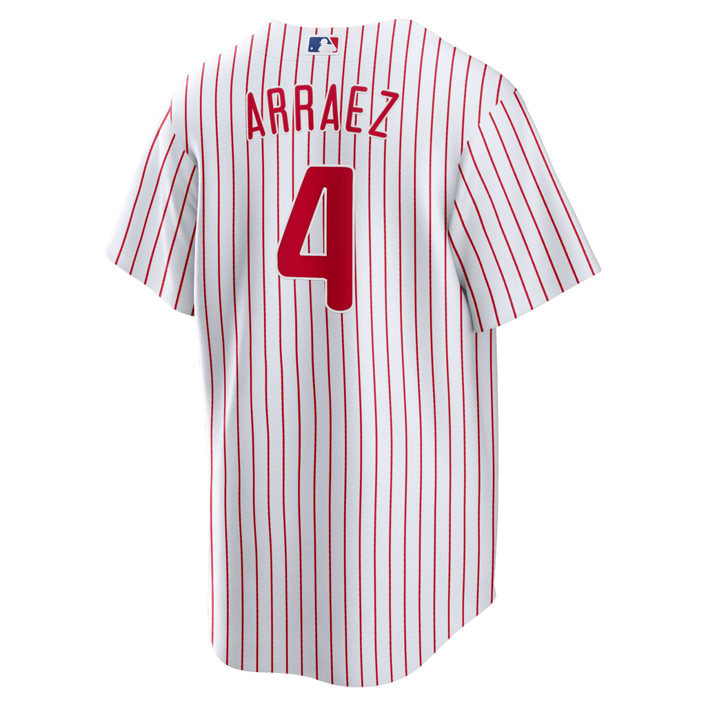 Philadelphia Phillies Luis Arraez Nike White Home Replica Jersey