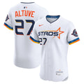 Houston Astros Jose Altuve Nike White 2025 City Connect Elite Player Jersey