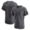 New York Mets Juan Soto Nike Gray City Connect Elite Jersey