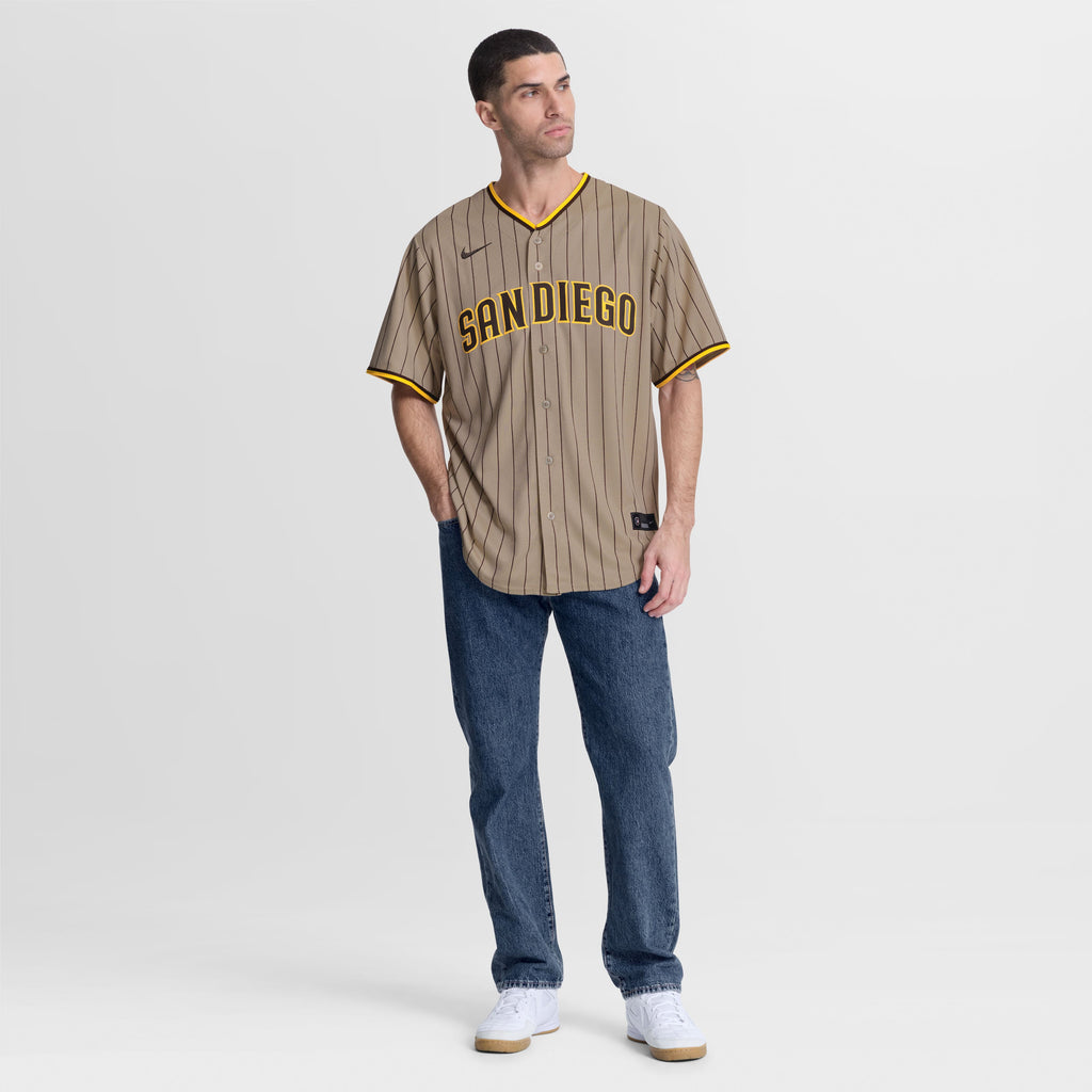 San Diego Padres Fernando Tatis Jr. Nike Brown Road Replica Jersey
