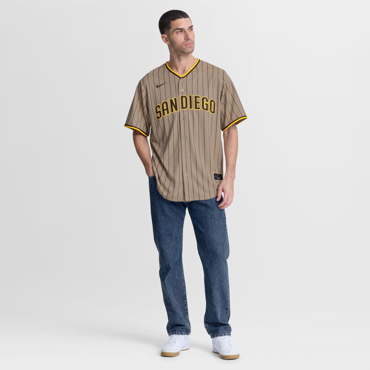 San Diego Padres Fernando Tatis Jr. Nike Brown Road Replica Jersey