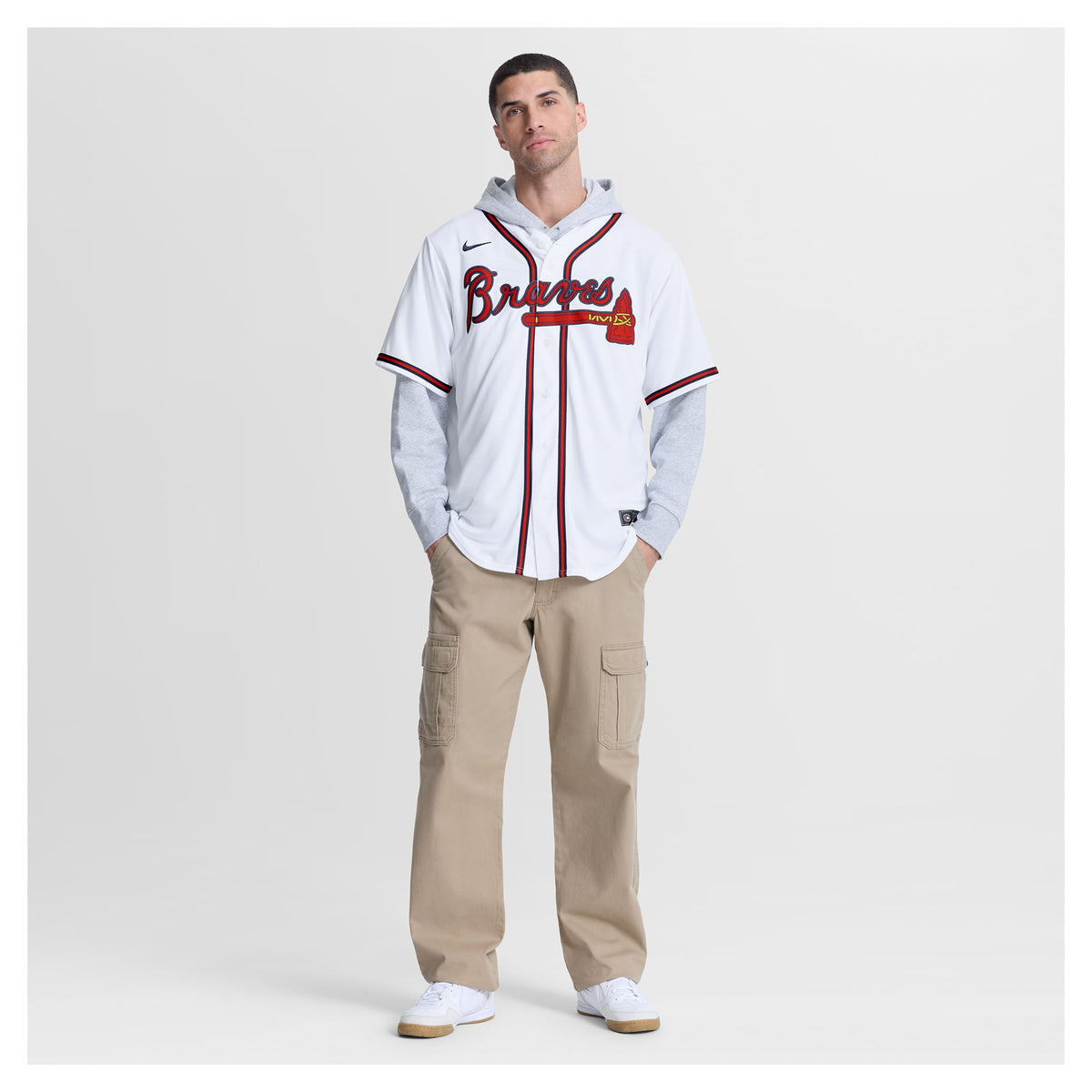 Atlanta Braves Mauricio Dubón Nike White Home Replica Jersey