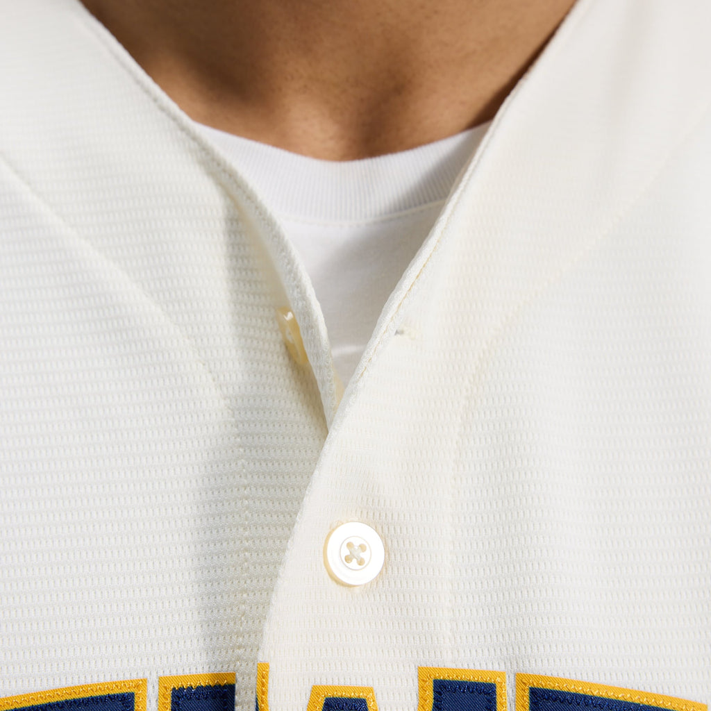 Milwaukee Brewers Nike Cream Home Replica Team Jersey