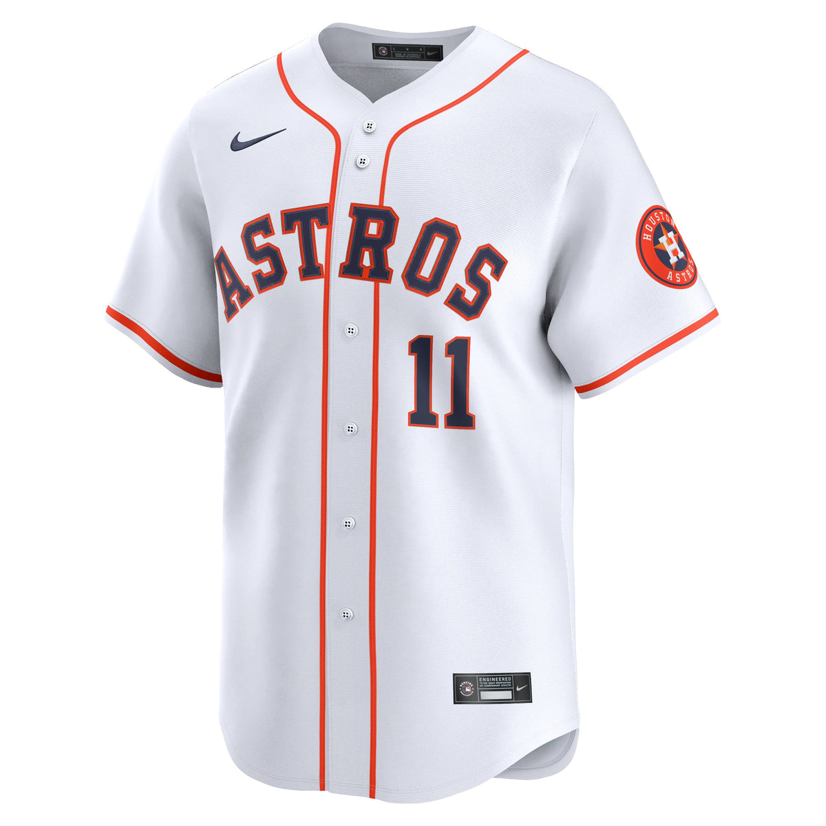 Houston Astros Cam Smith #11 Nike White Home Limited Player Jersey