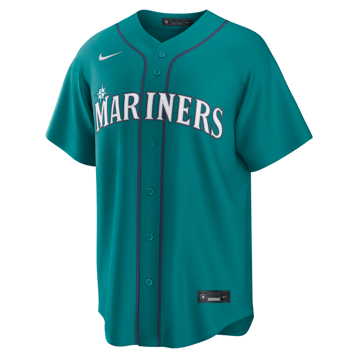 Seattle Mariners Colt Emerson Nike Teal Alternate Replica Jersey