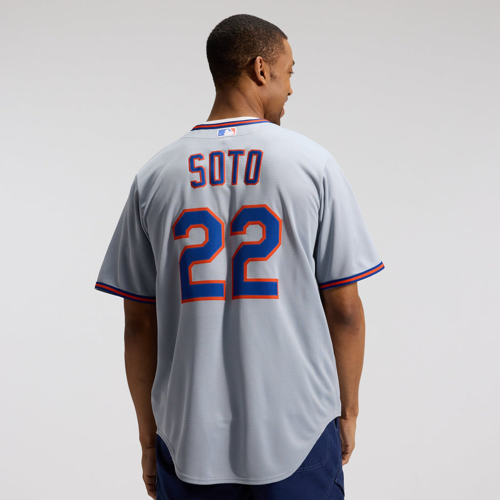 New York Mets Juan Soto Nike Gray Road Replica Jersey