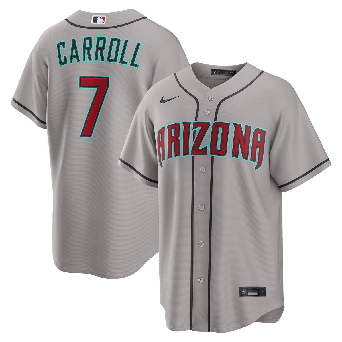 Arizona Diamondbacks Corbin Carroll Nike Black Alternate Replica Jersey