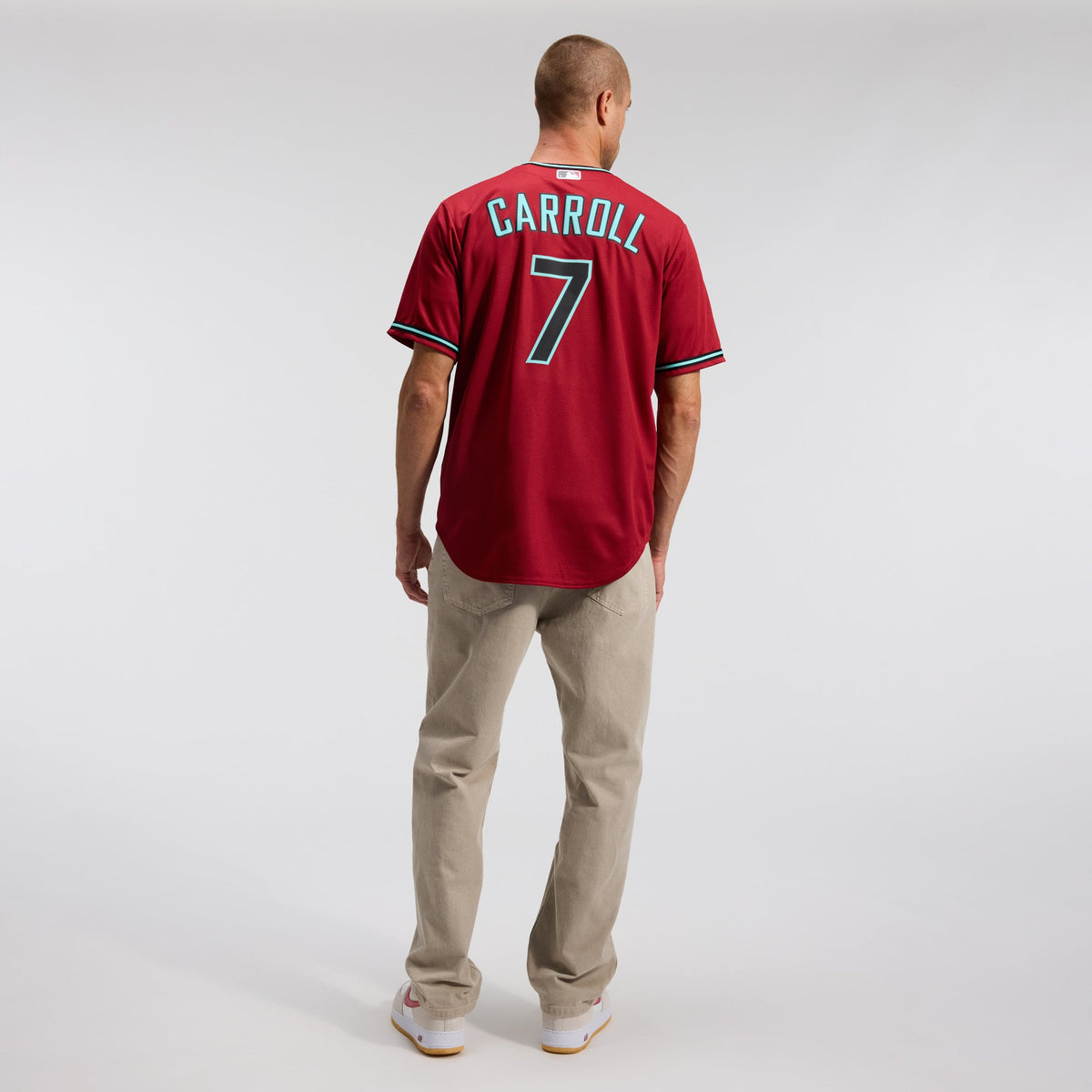 Arizona Diamondbacks Corbin Carroll Nike Gray Road Replica Jersey