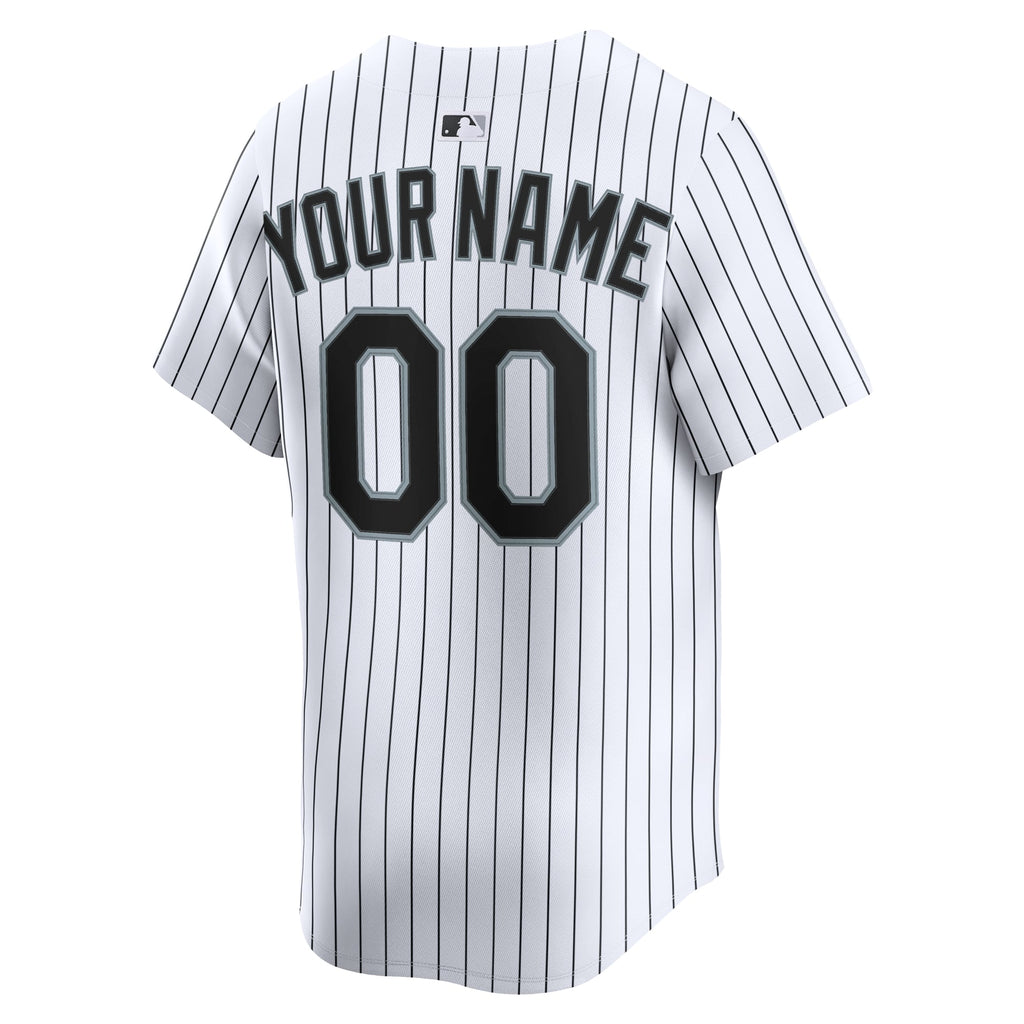 Chicago White Sox Nike White Home Limited Custom Jersey