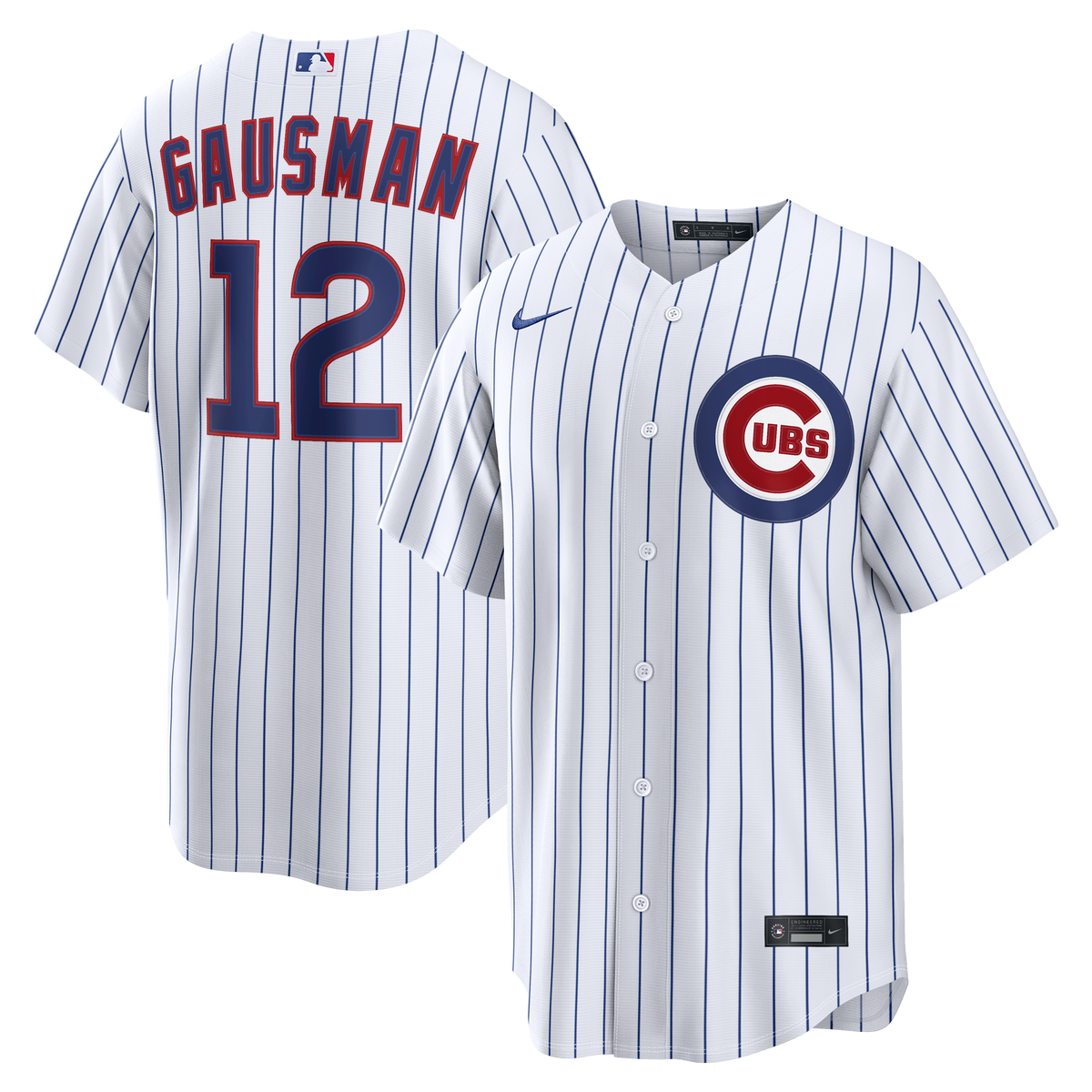 Chicago Cubs Kevin Gausman Nike White Home Replica Jersey