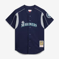 Seattle Mariners Ichiro Suzuki Mitchell & Ness Navy Cooperstown Collection Batting Practice Jersey