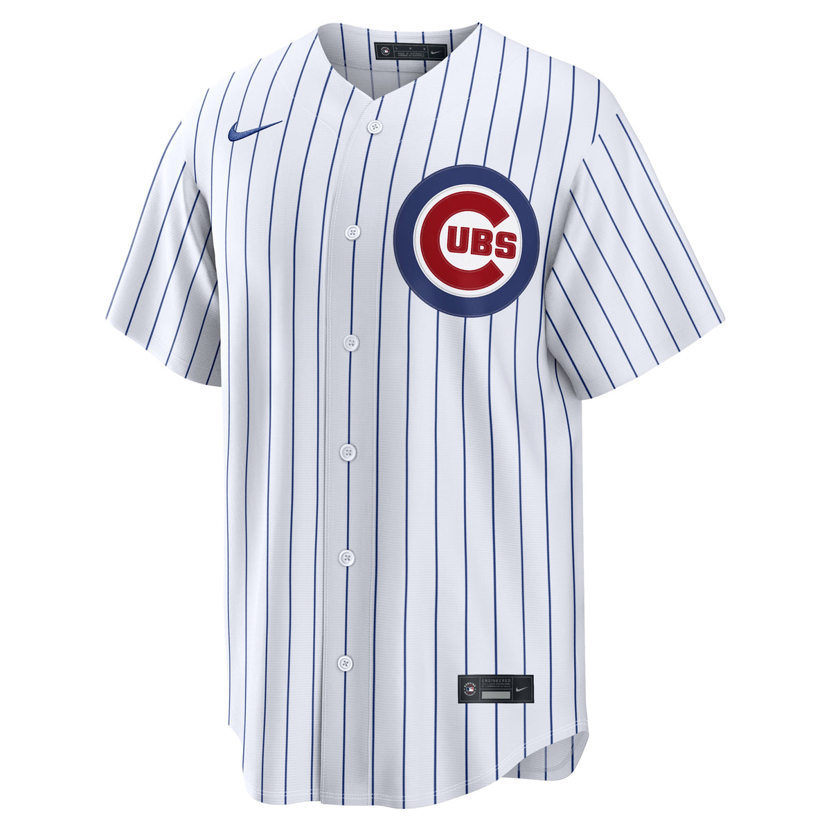Chicago Cubs Nike White Home Stadium Custom Jersey