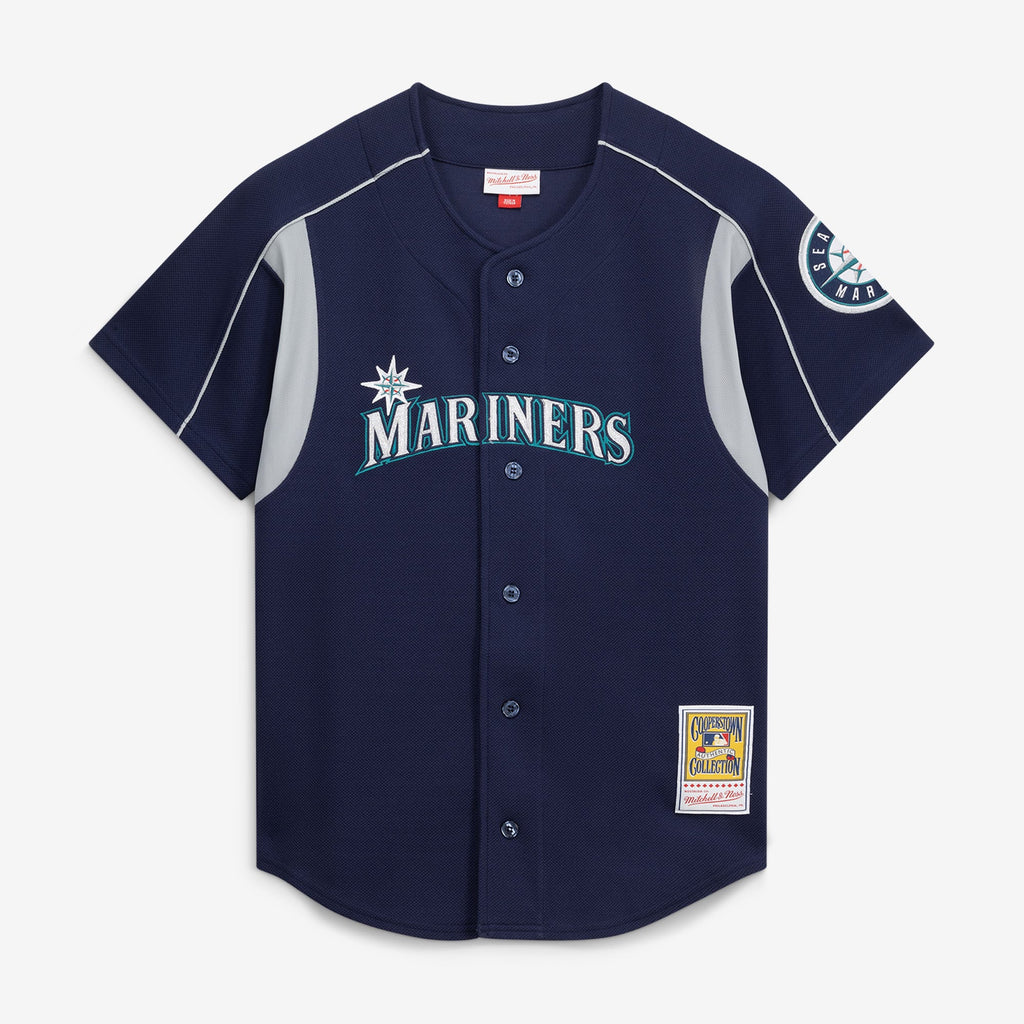 Seattle Mariners Felix Hernandez Mitchell & Ness Navy Cooperstown Collection Batting Practice Jersey